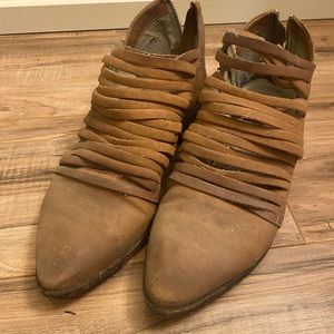 Free people leather shoes